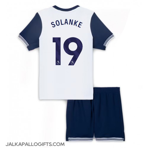 Tottenham Hotspur Dominic Solanke #19 Koti Peliasu Lasten 2024-25 Lyhythihainen (+ Lyhyet housut)